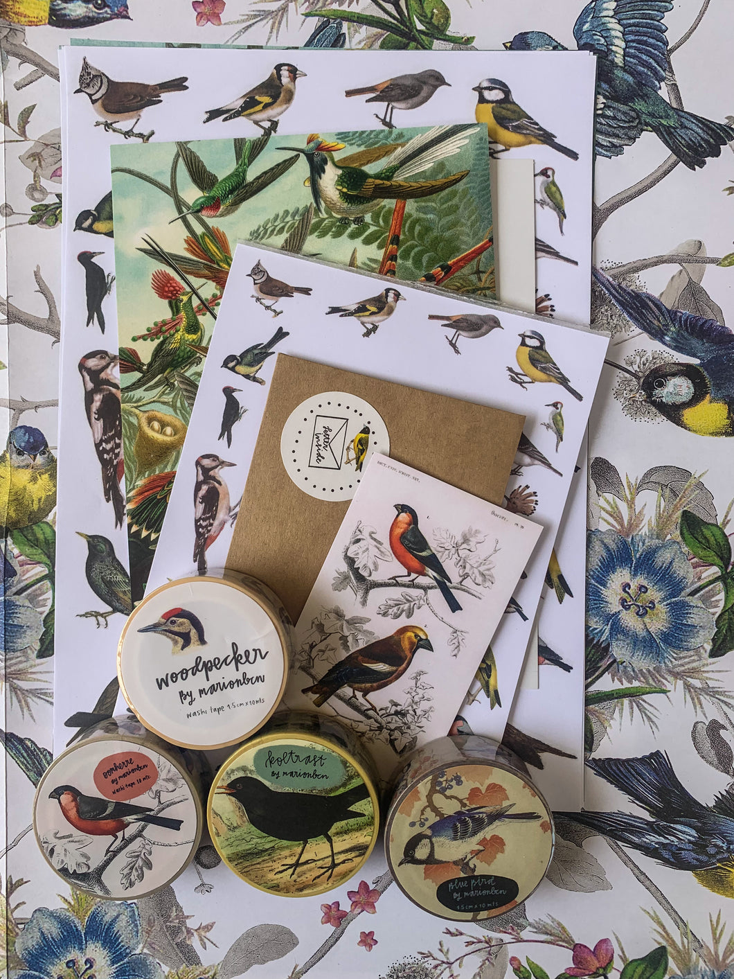 Bird themed Stationery pack