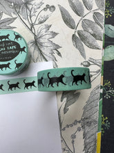 Load image into Gallery viewer, Black cat washi tape
