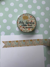 Load image into Gallery viewer, Lily Garden Washi tape

