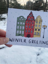 Load image into Gallery viewer, Stockholm houses postcard
