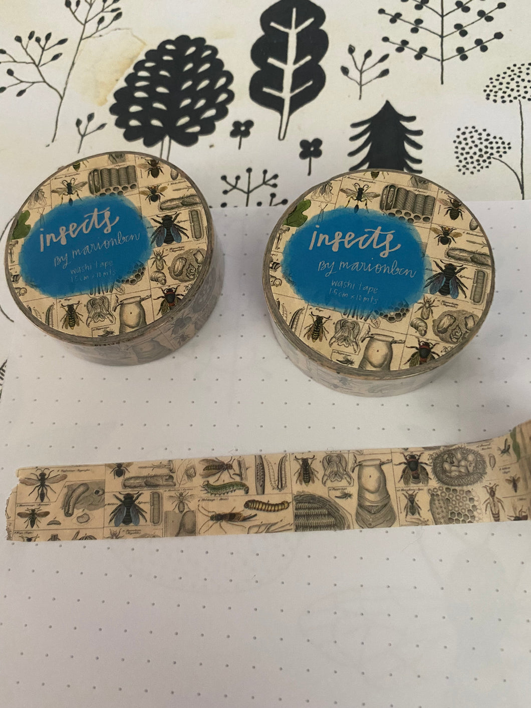 Insects washi tape