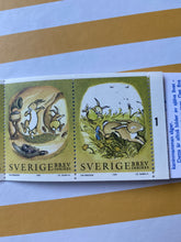 Load image into Gallery viewer, Vintage Swedish  Rabbits postal stamps from 1999
