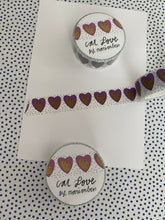 Load image into Gallery viewer, Cat love washi tape
