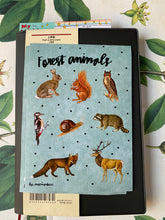 Load image into Gallery viewer, Forest animals stickers sheet

