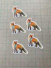Load image into Gallery viewer, Fox vinyl stickers
