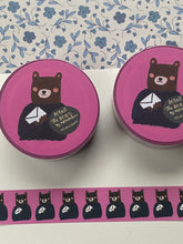 Load image into Gallery viewer, Bernt the Bear washi tape
