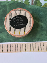Load image into Gallery viewer, Vintage Fountain Pens Washi tape

