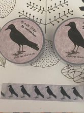 Load image into Gallery viewer, Black Crow Washi tape
