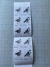 Load image into Gallery viewer, Vintage Birds Norwegian postal stamps from 1981
