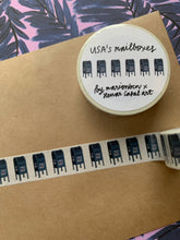 Load image into Gallery viewer, USA mailboxes washi tape
