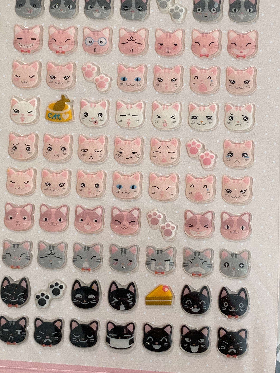 Cat sticker sheet
