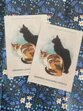 Load image into Gallery viewer, But the nights are reserved for the cats postcard
