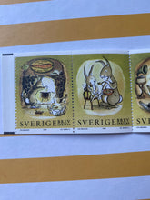 Load image into Gallery viewer, Vintage Swedish  Rabbits postal stamps from 1999

