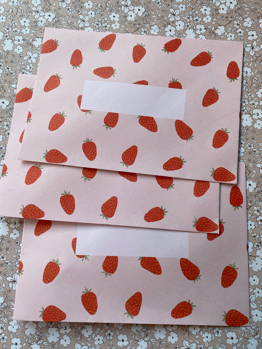 Strawberries envelopes