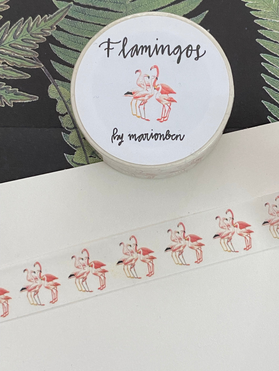 Flamingos washi tape