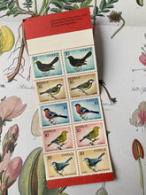 Load image into Gallery viewer, Vintage birds Swedish postal stamps
